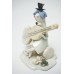Zampiva Clown Porcelain Figurine porselein beeldje met Cello