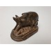 Pierre Chenet brons beeldje van 2 varkens