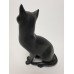 Franklin Mint porseleinen beeldje van een zittende kat