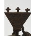 Antiek brons olie lampje of Godslampje uit 1864, E.A.St.