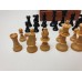 Vintage kunststof schaakset. Kininghoogte 77 mm. Staunton
