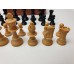 Vintage kunststof schaakset. Kininghoogte 77 mm. Staunton