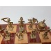 Vintage Ashanti Tribal Art schaakset. Handgemaakt brons jaren 60