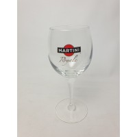 Martini royal glas op voet goude letters