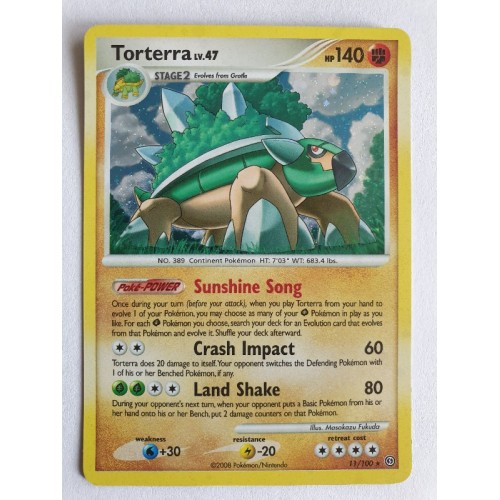 Torterra - 11 / 100 - Holo Rare