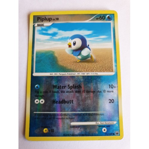 Piplup - 71 / 100 - Common Reverse Holo
