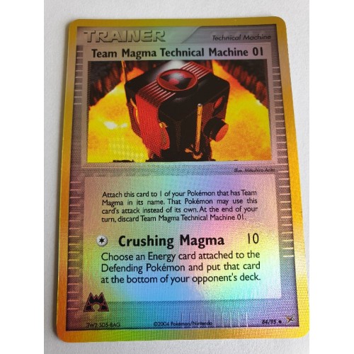 Team Magma Technical Machine 01 - 84 / 95 - Uncommon Reverse Holo