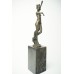Milo brons beeldje van erotische dame gesigneerd, erg mooi