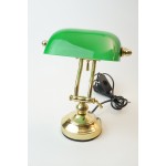 Vintage bankers buro - student lamp klein model