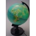 Wereld globe van kunststof die draait met verschillende kleuren