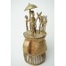 Ashante Kuduo Bronze Pot - goudstof pot brons Ashanti Afrika