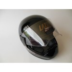 Lazer ZR 65 motor / brommer helm glans zwart